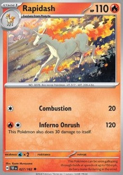 Rapidash - Temporal Forces (Uncommon) [027]