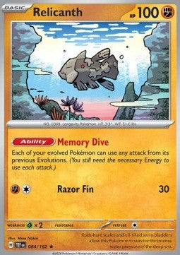 Relicanth - Temporal Forces (Rare) [084]