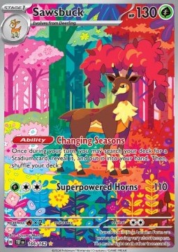 Sawsbuck - Temporal Forces (Illustration Rare) [TEF-166]