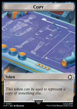 Copy Token // Food Token (V.1) - Universes Beyond: Fallout: Tokens (Token) [TPIP-T 1/12]