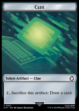 Clue Token // Energy Reserve - Universes Beyond: Fallout: Tokens (Token) [T 11/21]