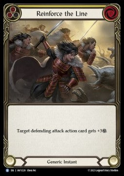 Reinforce the Line (Yellow) (Regular) - Heavy Hitters (Rare) [220]