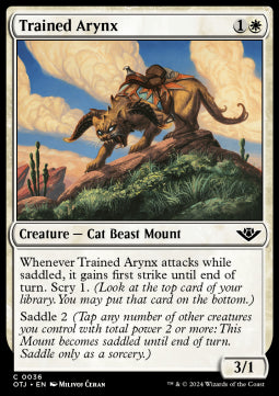 Trained Arynx - Outlaws of Thunder Junction (Common) [36]