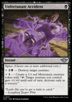 Unfortunate Accident - Outlaws of Thunder Junction (Uncommon) [111]