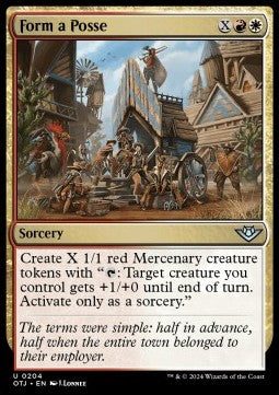 Form a Posse - Outlaws of Thunder Junction (Uncommon) [204]