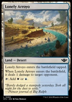 Lonely Arroyo - Outlaws of Thunder Junction (Land) [260]