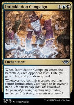 Intimidation Campaign - Outlaws of Thunder Junction (Uncommon) [208]