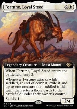 Fortune, Loyal Steed - Outlaws of Thunder Junction: Extras (Rare) [313]