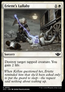 Eriette's Lullaby - Outlaws of Thunder Junction (Common) [10]