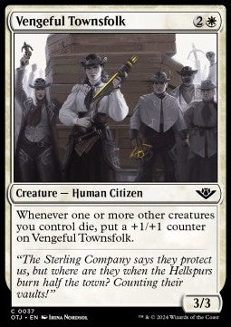 Vengeful Townsfolk - Outlaws of Thunder Junction (Common) [37]