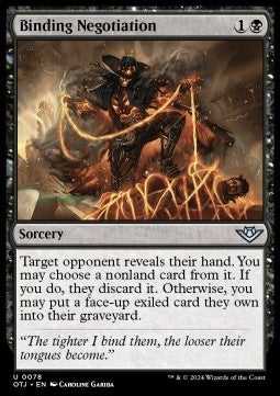 Binding Negotiation - Outlaws of Thunder Junction (Uncommon) [78]