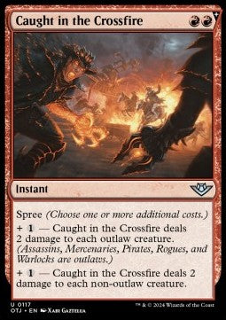 Caught in the Crossfire - Outlaws of Thunder Junction (Uncommon) [117]