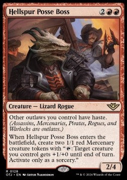 Hellspur Posse Boss - Outlaws of Thunder Junction (Rare) [OTJ-128]