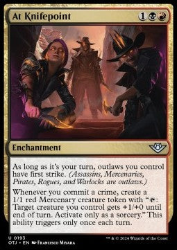 At Knifepoint - Outlaws of Thunder Junction (Uncommon) [193]