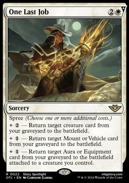 One Last Job - Outlaws of Thunder Junction (Rare) [22]