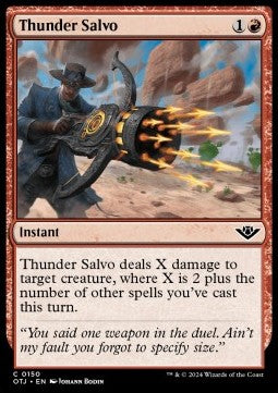 Thunder Salvo - Outlaws of Thunder Junction (Common) [150]