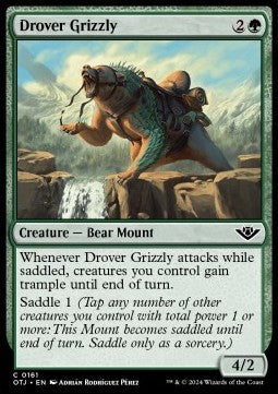 Drover Grizzly - Outlaws of Thunder Junction (Common) [161]