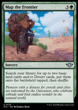 Map the Frontier - Outlaws of Thunder Junction (Uncommon) [170]