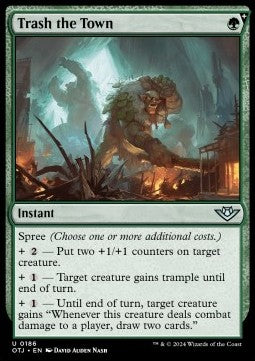 Trash the Town - Outlaws of Thunder Junction (Uncommon) [186]