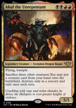 Akul the Unrepentant - Outlaws of Thunder Junction (Rare) [189]