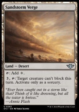 Sandstorm Verge - Outlaws of Thunder Junction (Uncommon) [263]