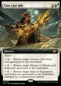 One Last Job - Outlaws of Thunder Junction: Extras (Rare) [315]