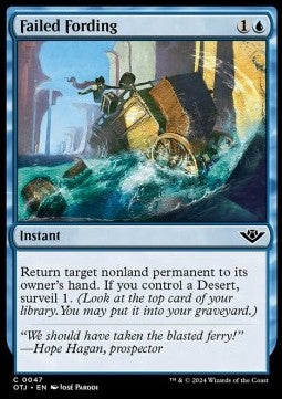 Failed Fording - Outlaws of Thunder Junction (Common) [47]