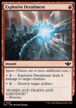 Explosive Derailment - Outlaws of Thunder Junction (Common) [122]