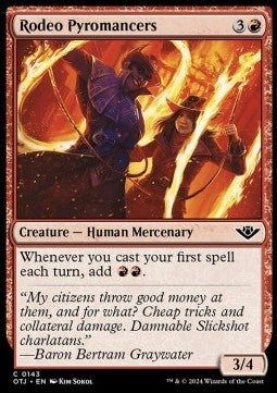 Rodeo Pyromancers - Outlaws of Thunder Junction (Common) [143]