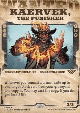 Kaervek, the Punisher - Outlaws of Thunder Junction: Extras (Rare) [XOTJ-289]