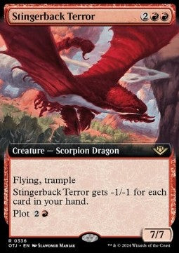 Stingerback Terror - Outlaws of Thunder Junction: Extras (Rare) [336]