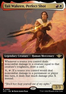 Taii Wakeen, Perfect Shot - Outlaws of Thunder Junction: Extras (Rare) [XOTJ-365]