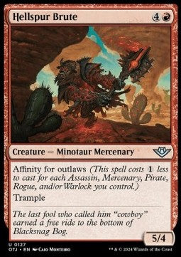 Hellspur Brute - Outlaws of Thunder Junction (Uncommon) [127]