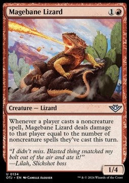 Magebane Lizard - Outlaws of Thunder Junction (Uncommon) [134]