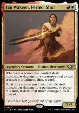 Taii Wakeen, Perfect Shot - Outlaws of Thunder Junction (Rare) [234]