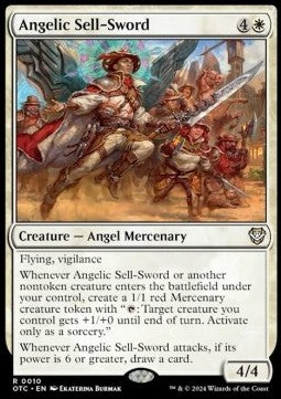 Angelic Sell-Sword - Commander: Outlaws of Thunder Junction (Rare) [10]