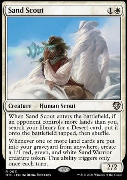 Sand Scout - Commander: Outlaws of Thunder Junction (Rare) [11]