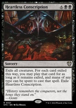 Heartless Conscription - Commander: Outlaws of Thunder Junction (Rare) [21]