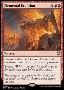 Elemental Eruption - Commander: Outlaws of Thunder Junction (Rare) [OTC-27]