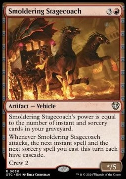 Smoldering Stagecoach - Commander: Outlaws of Thunder Junction (Rare) [30]