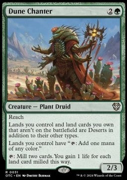 Dune Chanter - Commander: Outlaws of Thunder Junction (Rare) [31]