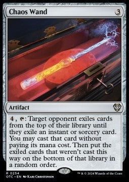 Chaos Wand - Commander: Outlaws of Thunder Junction (Rare) [254]