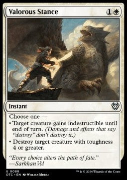 Valorous Stance - Commander: Outlaws of Thunder Junction (Uncommon) [88]