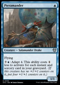 Pteramander - Commander: Outlaws of Thunder Junction (Uncommon) [109]