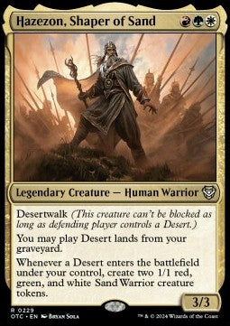 Hazezon, Shaper of Sand - Commander: Outlaws of Thunder Junction (Rare) [229]