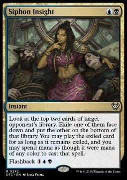 Siphon Insight - Commander: Outlaws of Thunder Junction (Rare) [242]