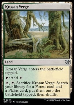 Krosan Verge - Commander: Outlaws of Thunder Junction (Uncommon) [304]