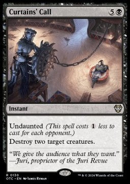 Curtains' Call - Commander: Outlaws of Thunder Junction (Rare) [130]