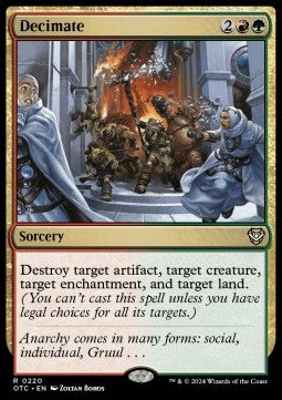 Decimate - Commander: Outlaws of Thunder Junction (Rare) [220]