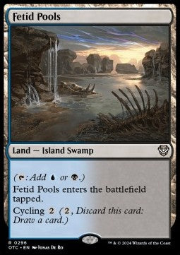 Fetid Pools - Commander: Outlaws of Thunder Junction (Rare) [296]